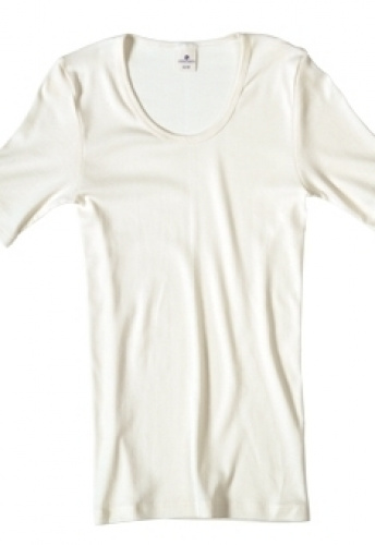 Damen 1/4-Arm-Unterhemd - naturweiß