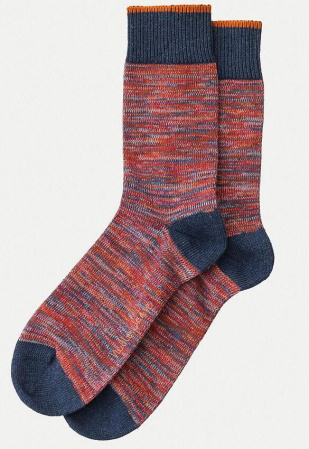 Nudie Socken "Rasmusson Multi Yarn" - rot