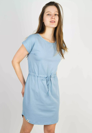 Jersey Dress "Bemade" - blue fog