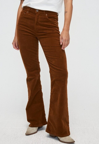 Kuyichi Kordhose "Lisette Flare" - golden brown