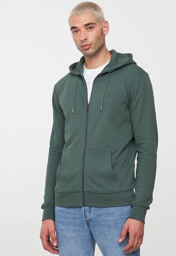 Sweatjacke "Birch" - eukalyptus