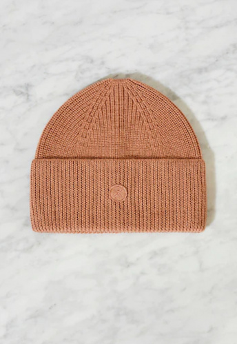 Woll-Beanie "Tok" - rosewood