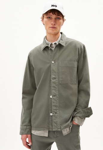 Overshirt "Faarn GMT Dye" - grey green