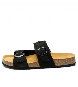 Sandale "Luca Nubuk" - black