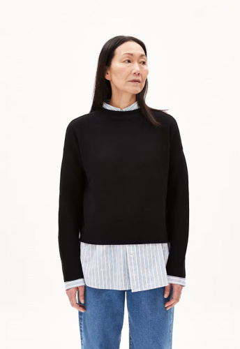 Pullover "Merinaa Links Links" - black