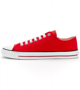 Ethletic Sneaker Locut - red/white