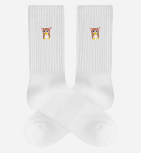 Sport Socks "Frizzy Fred" - white
