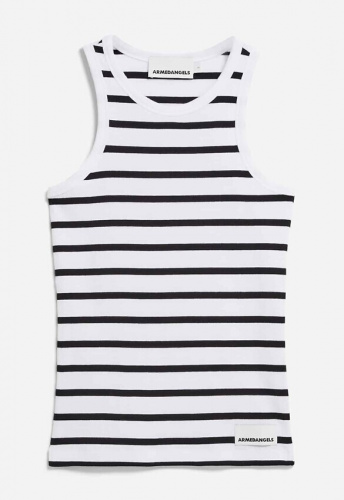 Ripp-Top "Kanitaa Stripes" - white/böack
