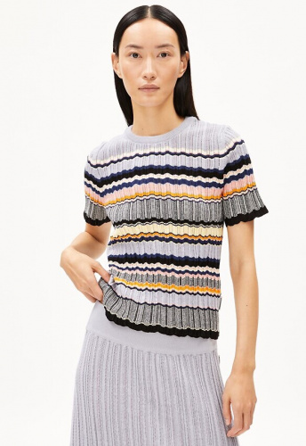 Top "Maaya Stripes" - misty morning