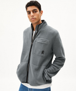 Fleece-Jacke "Aableo" - space steel