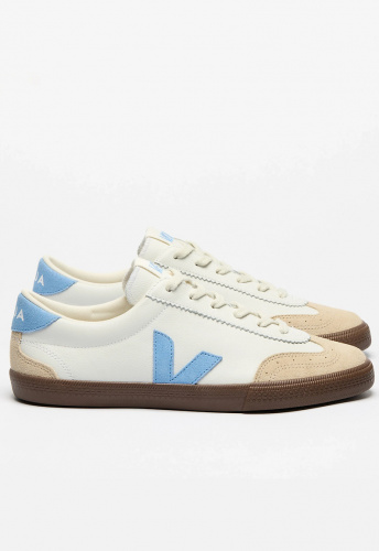 Veja "Volley O.T. Leather" - white aqua bark