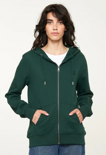Sweatjacke "Dahlia" - deep green