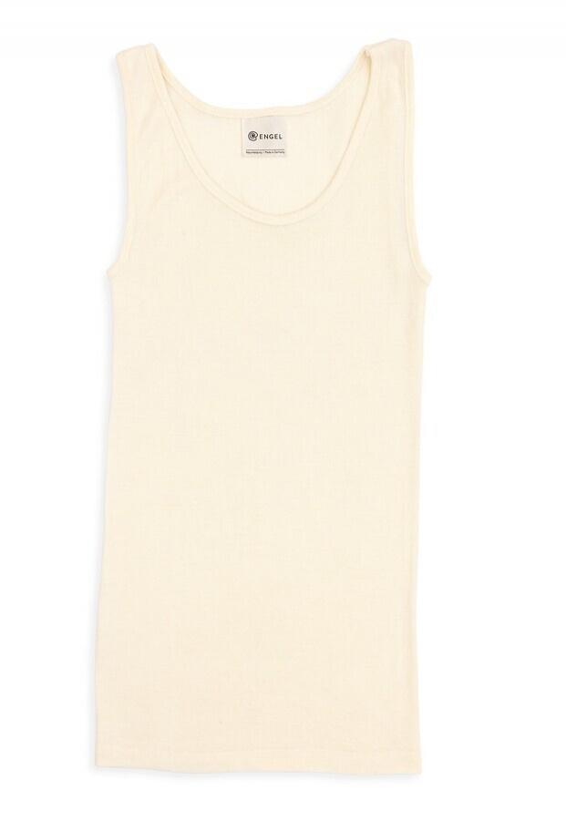 Damen Achselhemd, Wolle/Seide - natur