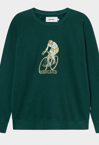 Sweatshirt "Malmoe Retro Bike" - dark green