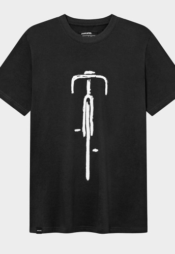 T-Shirt "Stockholm Bike Front" - charcoal