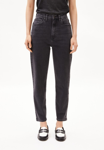 Mom Fit Jeans "Mairaa" - ebony