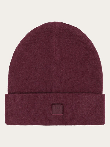 Woll-Beanie - dunkelgrau