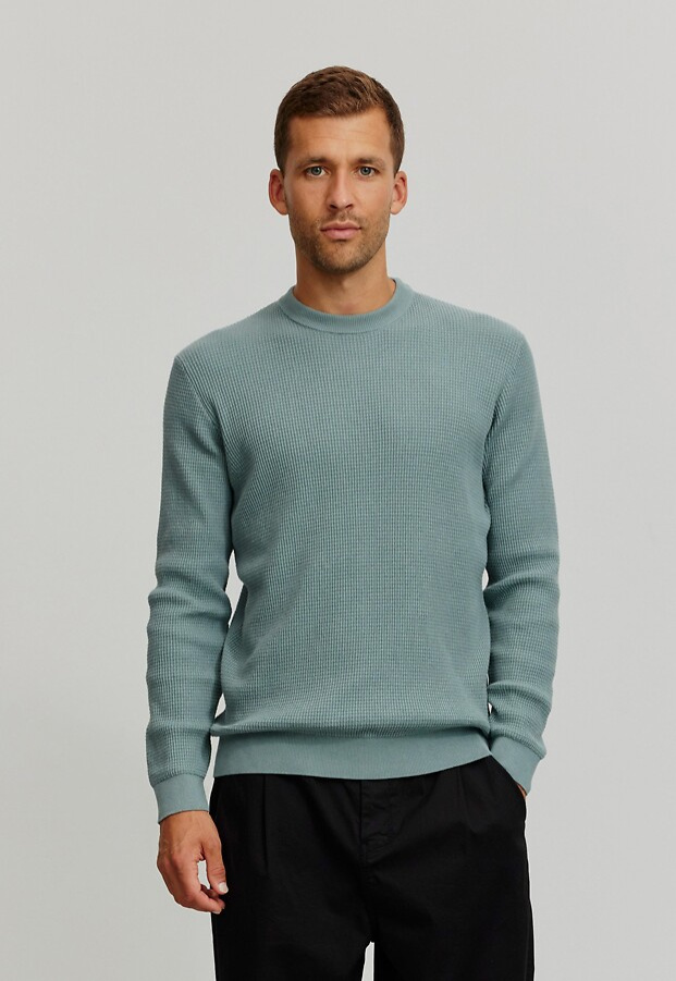 Strick-Pullover "Lupin" - pine green
