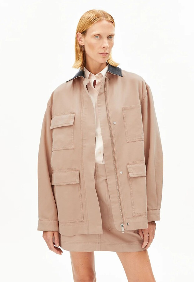 Workwear Canvas Jacke - true camel