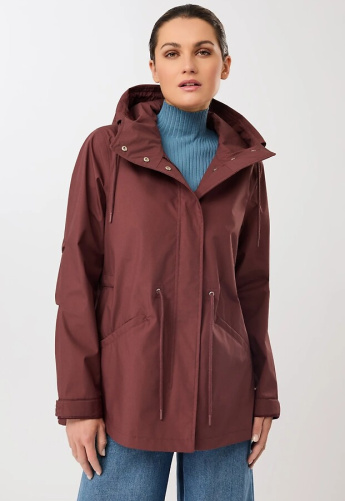 Kurzer Regenparka "Lismore Short" - rubywood