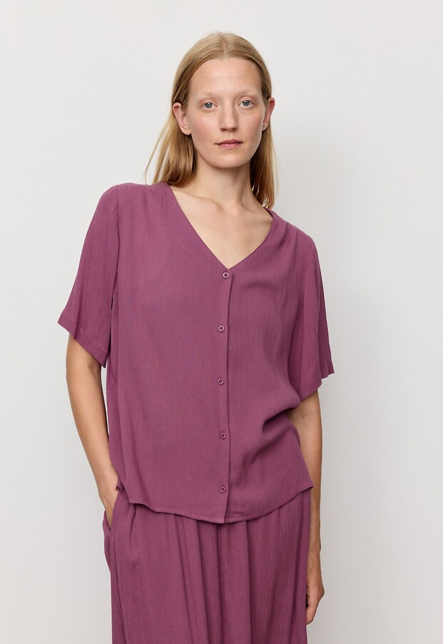 Bluse "Spirea" - dark tulip