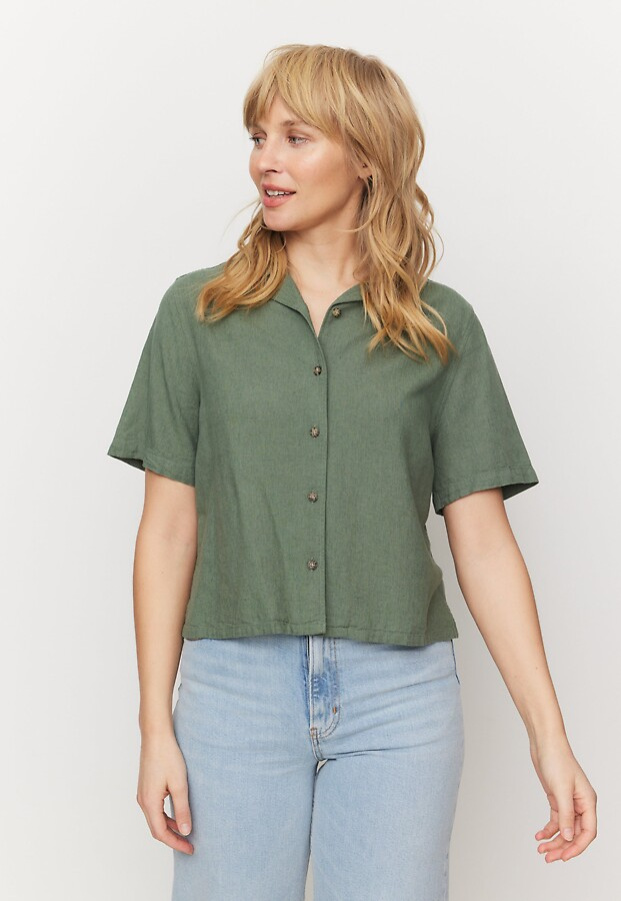 Bluse "Camellia" - khaki