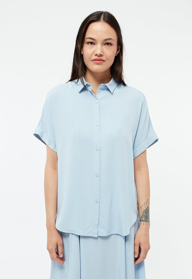 Givn Bluse "GBSarah" - ice water blue