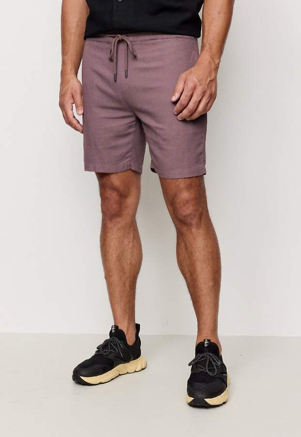 Shorts "Curry" (Leinen) - mystic grape