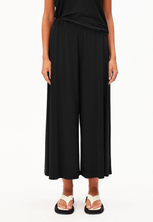 Cropped Jersey Pant - black