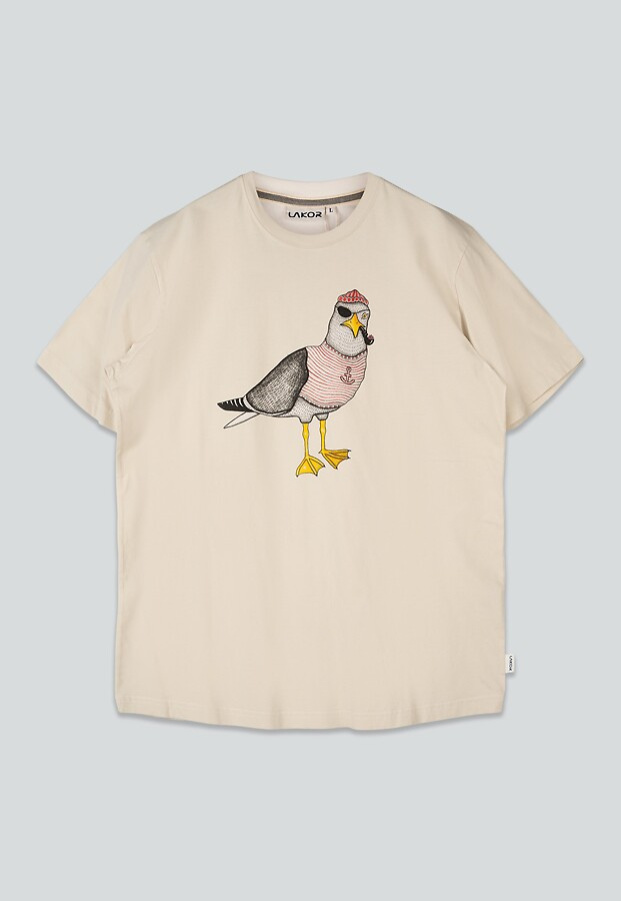 T-Shirt "Seaborn Seagull" - rainy day