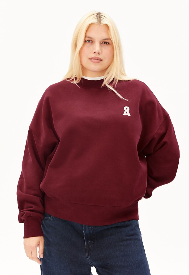 Sweatshirt "Iconic A Alizaa" - velvet red