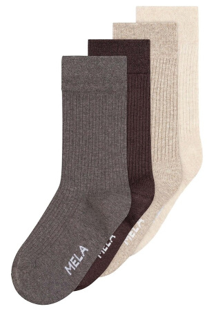 Gerippte Socken 4er Pack - mix earthy tones Gerippte Socken 4er Pack - mix earthy tones