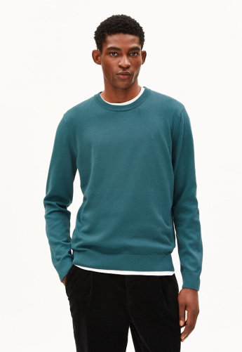 Feinstrickpullover "Loukaa" - petrol velvet
