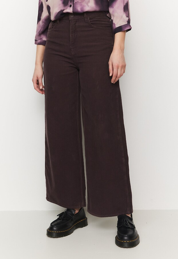 Kordhose "Erica" - dark grape