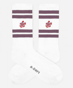 CrewSocks "White Octopus"