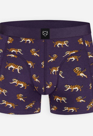 Boxer-Brief "Purple Tigers"