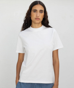 Rotholz "Big Collar T-Shirt" - classic white