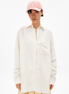 Bluse "Maalgaa Lino" (Leinen) - oatmilk