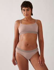 Bralette aus Modal "Tovaa" - grey blush