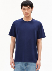 Heavyweight -Shirt "Maarkos" - blue noon