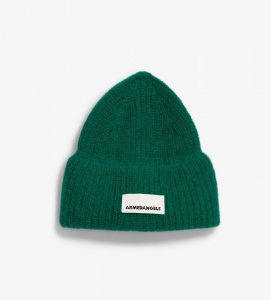 Woll/Mohair-Mütze "Snowaa" - emerald green
