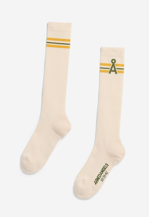 Socken "Caarlo Stripes" - oatmilk