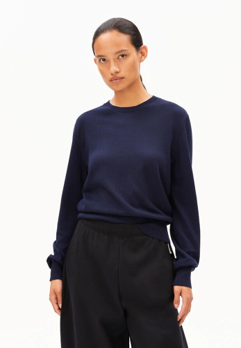 Feinstrickpullover - tinted navy