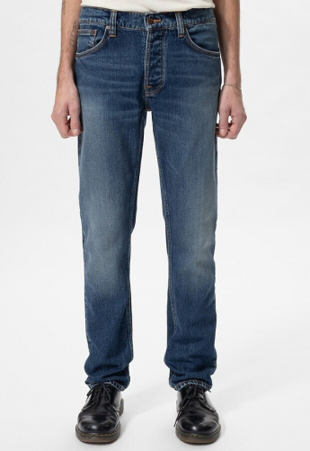 Nudie Jeans "Solid Ollie" - wild blue