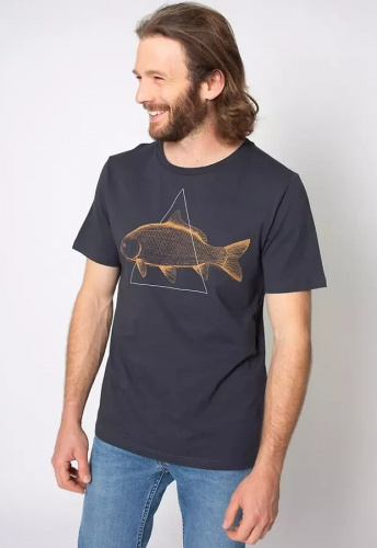 Zerum Herren T-Shirt "Carp" - dunkelgrau