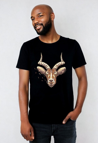 Herren T-Shirt "Antilope" - black