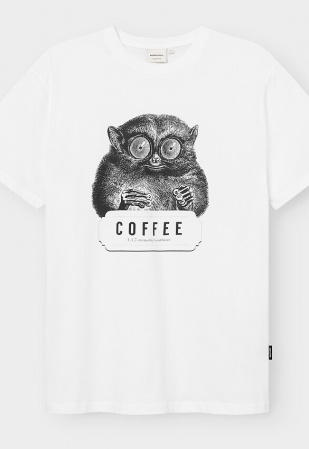 T-Shirt "Stockholm Caffeine Kick" - white