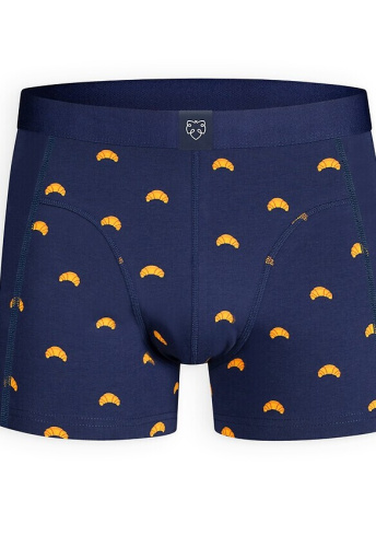 Boxer-Brief "Navy Croissant"