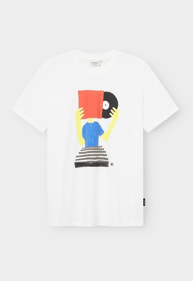 T-Shirt "Stockholm Diggin" - weiß