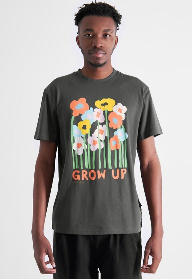 T-Shirt "Stockholm Grow Up" - charcoal